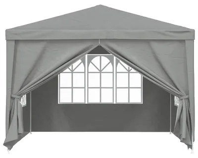 Produktbild von “2026 Modern“ Grau Party-Zelt 300 x 300 x 255 cm Hellgrau PE und Stahl - Designermöbel 17866 - Pavillons & Partyzelte