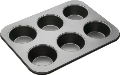 Productafbeelding van MasterClass Diepe muffinvorm/Yorkshire puddingvorm, 6-gatsvorm met PTFE- en PFOA-coating