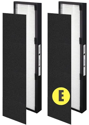 Productafbeelding van Lhari vervangingsfilter HEPA, maat E, compatibel met Filtrete Idylis IAP-GG-125, 2 stuks