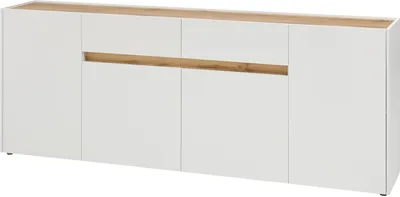 Produktbild von Großes Sideboard City - Weiß Wotan Eiche