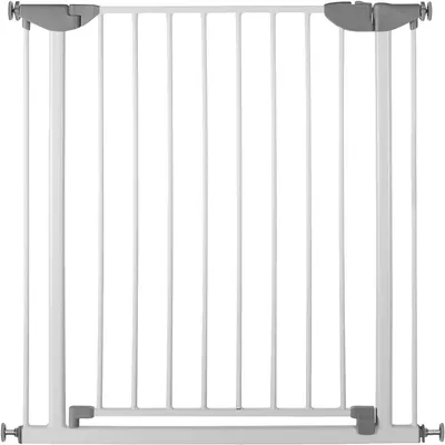 Image de Elzusha - Barrière de sécurité pour portes et escaliers, fixation par serrage - Pas besoin de percer, largeur de 75 à 81 cm