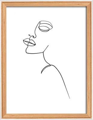 Image de Cadre photo Walther Silhouette 15x20 cm buche