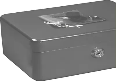 Produktbild von Alco Geldkassette Stahlblech 195x145xx95mm schwarz
