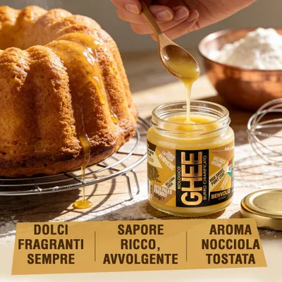 Image de Ghee, beurre clarifié biologique, 180g