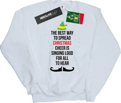 Produktbild von Elf - "Christmas Cheer" Sweatshirt für Damen BI5547 (XL) (Weiß)