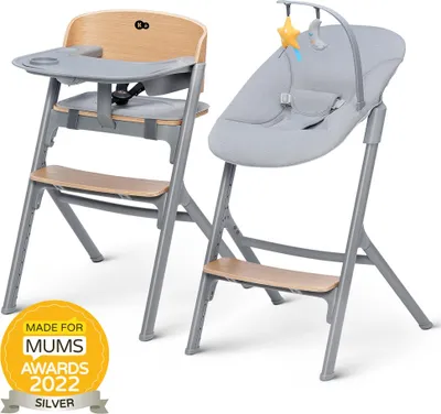 Productafbeelding van KINDERKRAFT SELECT Set: kinderstoel Livy Oak + babyzitje Calmee, Premium