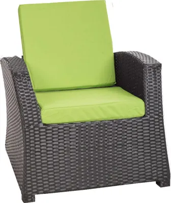 Image de Set de 4 coussins pour chaises de jardin 56x52x7cm coussin en polyrattan pour chaises en polyrattan Coussins pour chaises en rotin à haut dossier