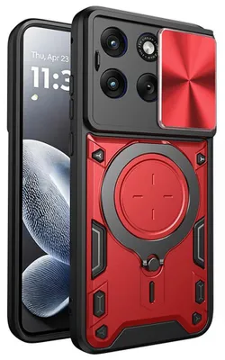 Obrázok produktu pre Techsuit – Puzdro CamGuard Pro s krytom objektívu pre telefón Motorola Edge 70 Fusion – červené