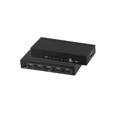 Image de shiverpeaks®--HDMI Switch, 5x IN 1x OUT, 4K2K, 3D, boîtier métal, VER1.4