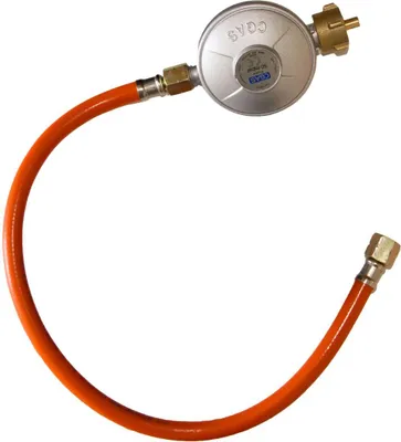 Produktbild von Druckminderer mit Schlauch für Gasheizer, Druckregler für Gasheizer