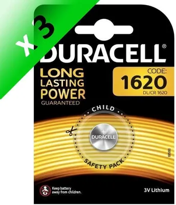 Produktbild von Los 3 - DURACELL Spezialbatterien Lithium Typ 1620 Los 1