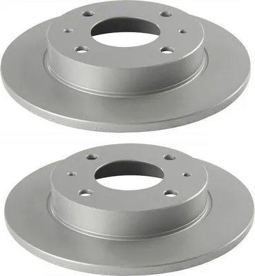 Produktbild von 2 Jakoparts Bremsscheiben hinten für Mitsubishi Colt Smart Forfour