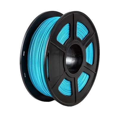 Productafbeelding van 3D-printerfilament, PETG-materiaal, eenvoudig te printen, waterblauw