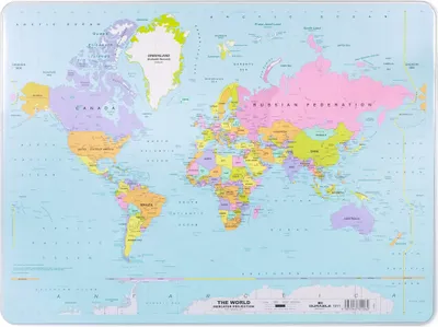 Produktbild von DURABLE Podk?ad na biurko 530x400 mm z map? ?wiata, Przezroczysty, 721119