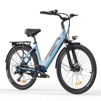 Produktbild von HillMiles E Bike, City E-Bike & E-Hollandrad mit 36V 13Ah Akku bis zu 80-100km, SHIMANO 7-Gang, 250W Motor&25km/h, MileCity1