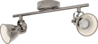 Produktbild von SERAS Spot - L37 x B6,5 cm - nickel-antik, creme - 2X2,8W inkl. - IP20