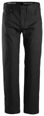 Produktbild von Snickers Service Chino Baumwoll-Arbeitshose Schwarz-100