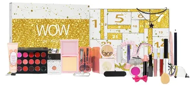 Produktbild von Weihnachtskalender 24-Tage Adventskalender Haargummis Lippenbalsam WOW002B