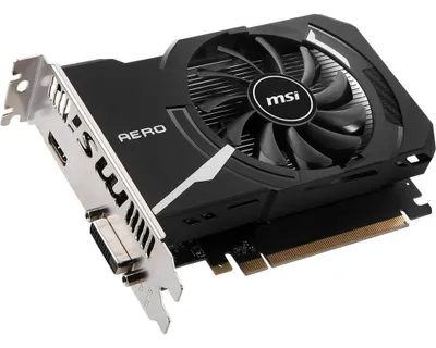 Produktbild von MSI AERO ITX V809-2824R, GeForce GT 1030, 2 GB, GDDR4, 64 Bit, 3840 x 2160 Pixel, PCI Express x16 3.0