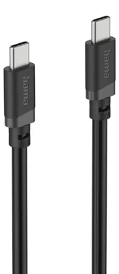Productafbeelding van Hama 00201806, 1 meter, USB-C, USB-C, USB 2.0, 0,48 Gbit/s, zwart