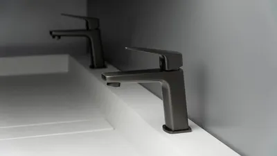 Produktbild von Waschbeckenarmatur - titanium, Einhebelmischer, Eingriffamratur