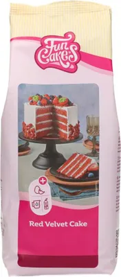 Produktbild von FunCakes Backmischung für Red Velvet Cake 1kg