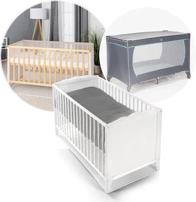 Produktbild von Famanu Insektennetz für Babybett - Weiß