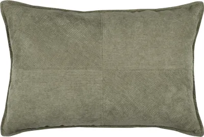 Immagine prodotto di STOF | Cuscini per divani - Cuscini decorativi - DANDY - 40x60 cm - Khaki - Design elegante - Tessuto a coste di alta qualità