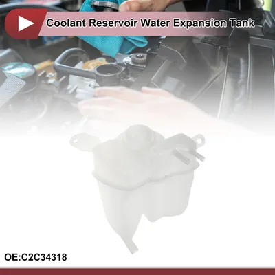 Image de 1 Réservoir D'Expansion D'Eau De Liquide De Refroidisement Moteur Pour Jaguar S-Type 2000 2001 2002 3.0L 4.0L Bouteille De Réservoir Liquide Refroidisement Radiateur No.C2C34318