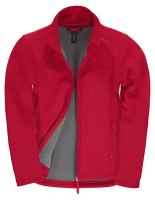 Immagine prodotto di B&C - Giacca softshell da donna FK2720 (XXL) (rosso/grigio caldo)