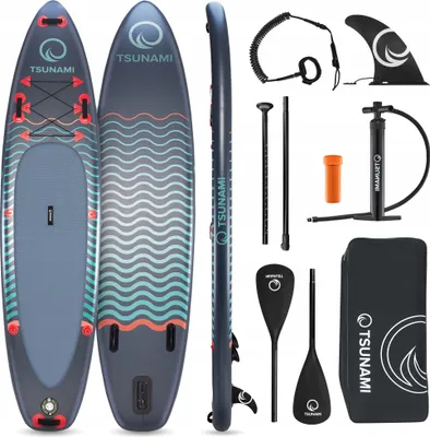 Produktbild von Sup Tsunami Board 350Cm - Aufblasbar Mit Paddel Und Schwimmzubehör