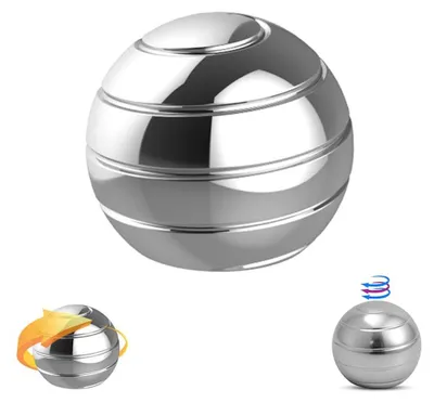 Zdjęcie produktu dla Solidchoice - Zabawki kinetyczne, metalowy spinner, piłka