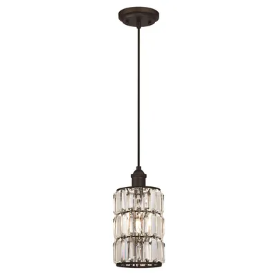 Zdjęcie produktu dla Westinghouse 6338440, Elastyczny montaż, Brąz, Brąz, Oil Rubbed Bronze, Cylidner, Łazienka, Sypialnia, Jadalnia, Kuchnia, Salon