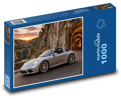 Produktbild von Puzzle 1000 Targa im Bergtunnel - martinpuzzle
