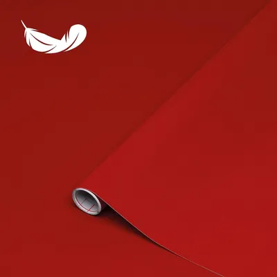 Image de Feuille autocollante VELOURS ROT rouge 45x200 cm