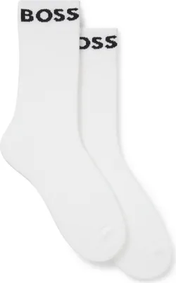Produktbild von BOSS Herren 2p sport cc Herrensocken, New - White100, 39-42 EU