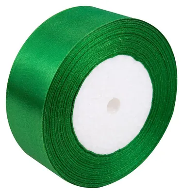 Produktbild von Dekolo Satin Schleife Hochzeit Satinband Geschenkband Schleifenband Geburtstag Deko 38mm x 32m Rolle Grün