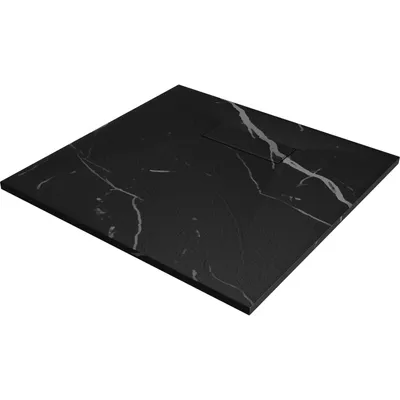Zdjęcie produktu dla Mexen Hugo Brodzik SMC 80x80 cm Czarny Kamień Ultrapłaski