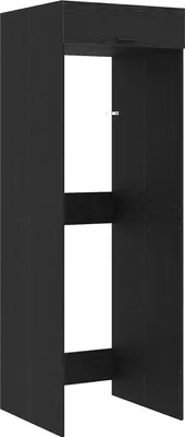 Produktbild von Waschmaschinen-Schrank Schwarz Eichen-Optik 67,5 x 68 x 200 cm