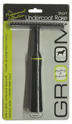 Obrázok produktu pre Hrebeň na podsadou pre psov krátky - profesionálny hrebeň na psov 1cm happypet
