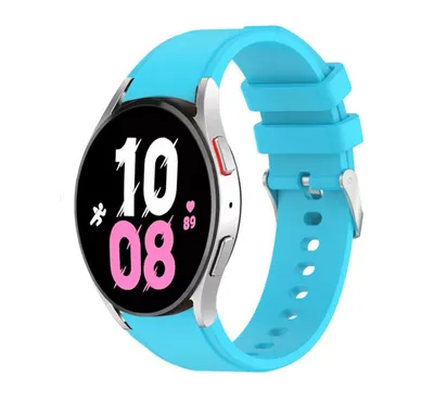 Produktbild von Strap-it Samsung Galaxy Watch 5 - 44mm Armband Silikon (Hellblau)