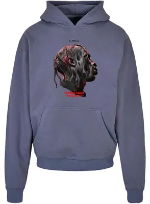 Produktbild von Mister Tee - "Flying High" Kapuzenpullover für Herren, Schwer, Übergroß TN2569 (XL) (Graublau)