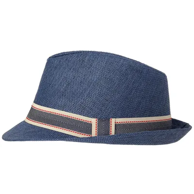 Produktbild von Leoberg Uni Trilby Hut - Sonnenhut für Erwachsene Größe S/M in Blau-156032