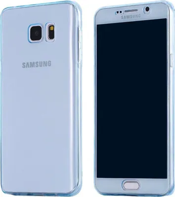 Immagine prodotto di Custodia in TPU trasparente per Samsung Galaxy, protezione completa. Compatibile con: Samsung Galaxy J5. Colore: blu