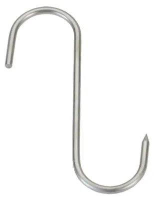 Produktbild von Sauvic 80x4 Mm Fleischhaken 3 Einheiten Silber Silber One Size