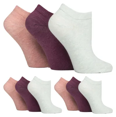 Produktbild von 9er Pack Damen Diabetiker Socken Kurz | IOMI | Weit Sneaker Socken Ohne Gummi