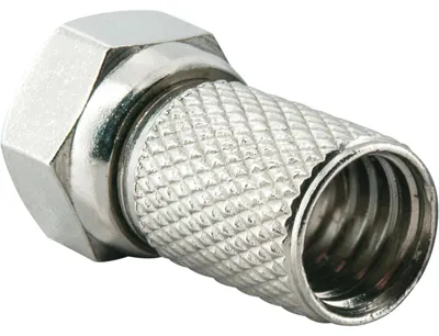 Immagine prodotto di Schwaiger F-Stecker 7mm 4 Stück Koaxialkabel Antennenkabel