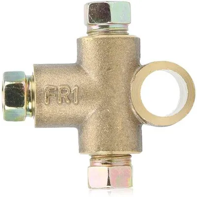 Image de Connecteur de raccordement à 3 voies, léger, pour tuyaux de 3/16 de pouce - Facile à installer - Haute fiabilité