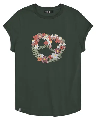 Produktbild von BAVARIAN CAPS T-Shirt "Blumenbreze" 000-TANNENGRÜN 000-TANNENGRÜN XL