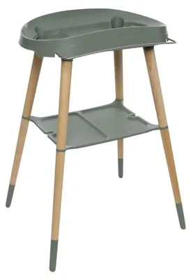 Produktbild von Bebe-Jou Badewannenständer Sense Breeze Green mit Holzbeinen